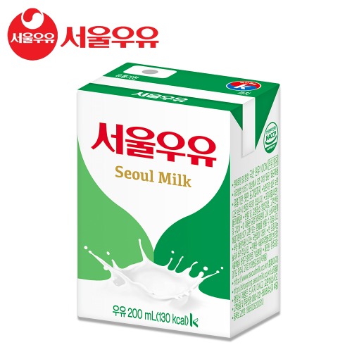 서울우유 멸균 흰우유 200mlX24팩-멸균우유